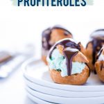 Gluten Free Profiteroles image with text for Pinterest