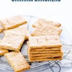 Gluten Free Graham Crackers image with text for Pinterest