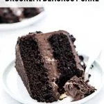 Gluten Free Brooklyn Blackout Cake image with text for Pinterest