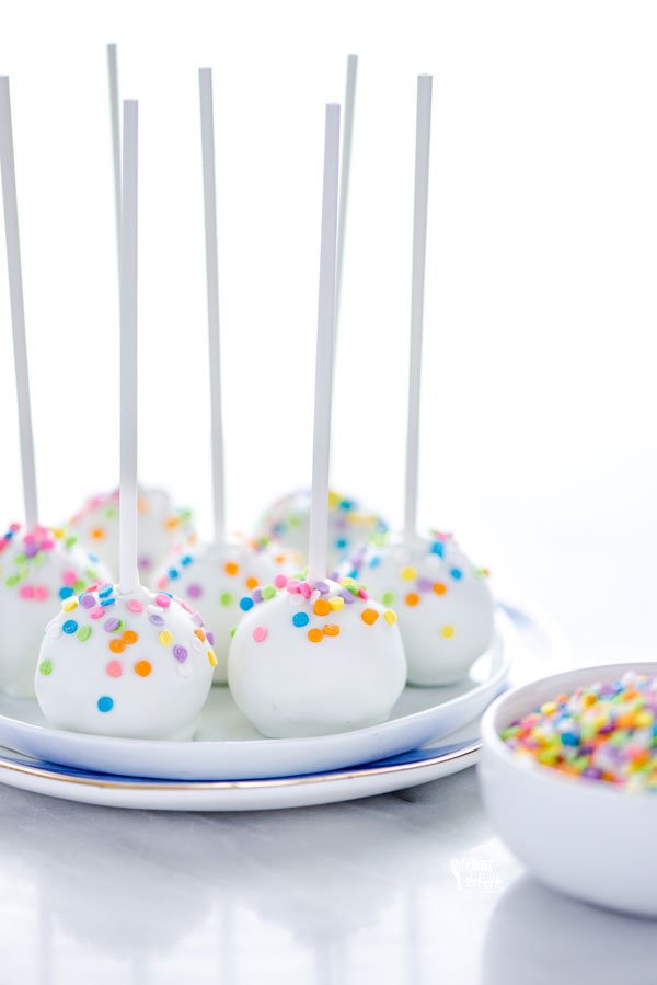 Gluten Free Confetti Cake Pop Recipe