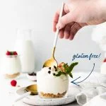 Gluten Free Cheesecake Mousse image with text for Pinterest