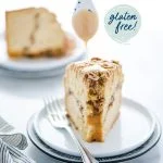 Gluten Free Sour Cream Coffee Cake Recipe image with text for Pinterest