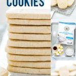 Gluten Free Shortbread Cookies collage image with text for Pinterest