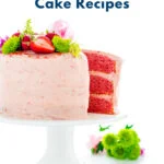 The Best Gluten Free Cake Recipes image with text for Pinterest
