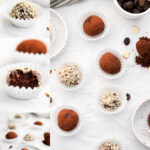 Amaretto Truffles collage image with text for Pinterest