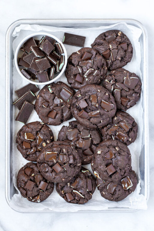 Andes Mint Chocolate Chip Cookies What the Fork