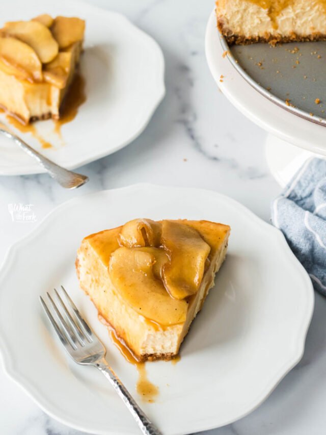 No Gluten Caramel Apple Cheesecake Story