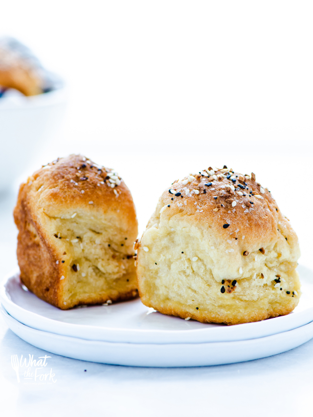 Gluten Free Rolls with Everything Bagel Seasoning