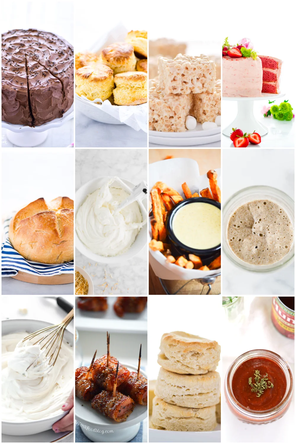 collage image of 12 gluten free recipes from The Gluten Free Baker&rsquo;s Dozen &ndash; 2022 In Review