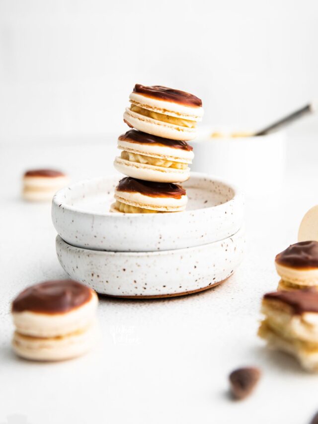 Boston Cream Pie Macarons Recipe