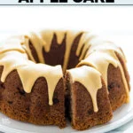 Gluten Free Apple Cake image with text for Pinterest