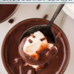 Easy Gluten Free Chocolate Pudding Recipe image with text for Pinterest