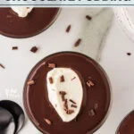 Easy Gluten Free Chocolate Pudding Recipe image with text for Pinterest
