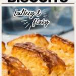 Buttery Prezel Biscuits with Gluten Free Flour image with text for Pinterest