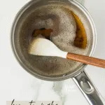 how to make brown butter image with text for Pinterest