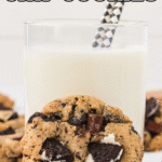 Gluten Free Oreo Chocolate Chip Cookies image with text for Pinterest